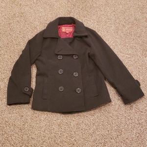 Dollhouse wool blend peacoat jacket